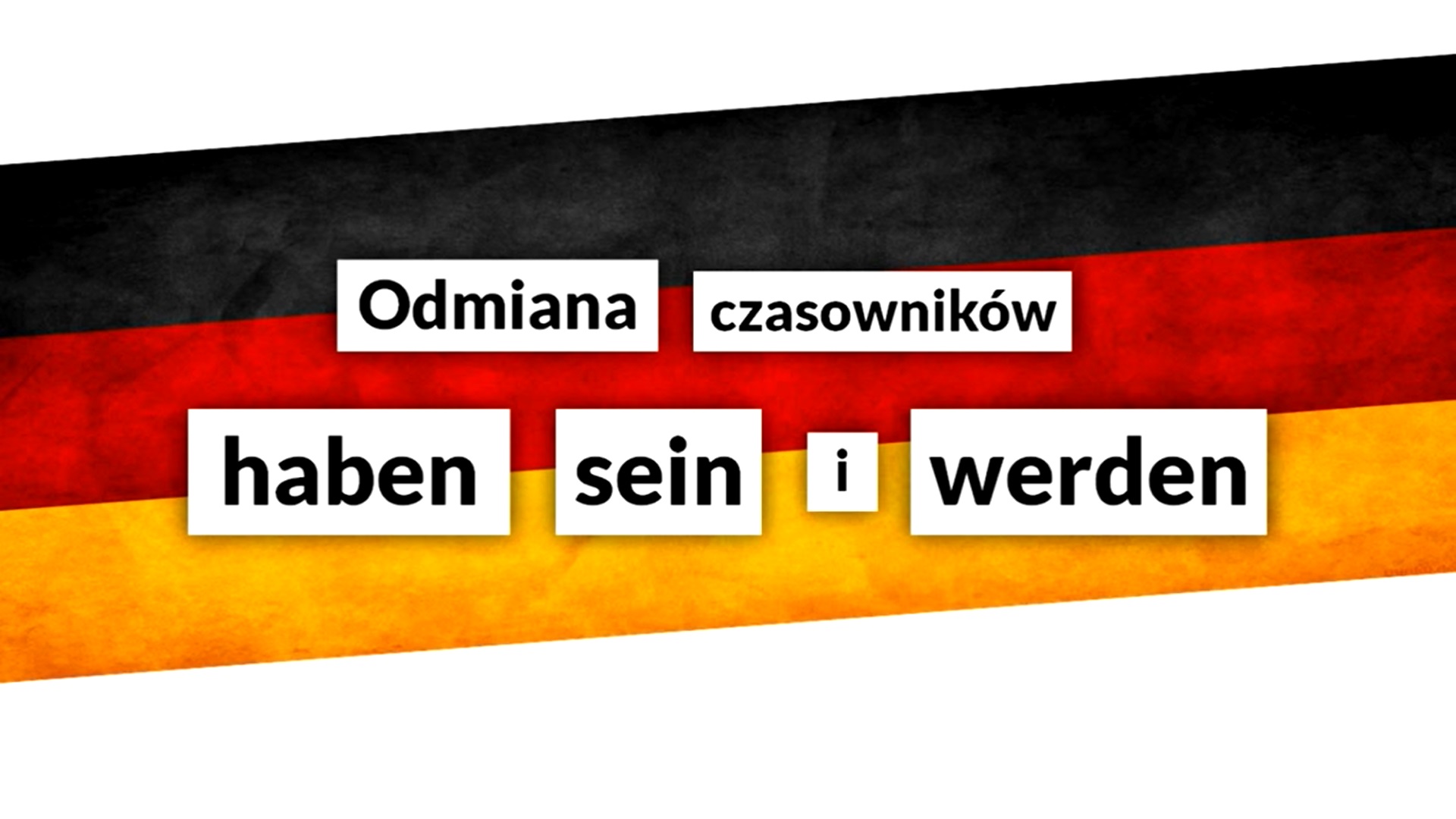 Odmiana Czasownika Sein I Haben Odmiana czasowników haben, sein i werden - Gerti.pl - Nauka języków